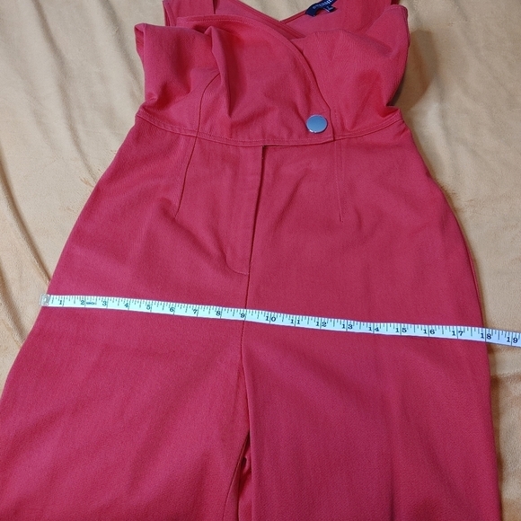 INTERMIX Red Magnolia jumpsuit size 2 - Picture 13 of 16